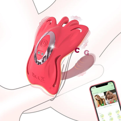 ButterflySync APP Vibrador de bragas para parejas Butterfly con 9 modos