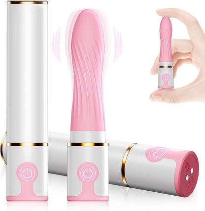 SecretLuxe Lipstick Bullet Vibrator 10 Modes Quiet Rechargeable
