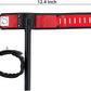 Barra separadora giratoria con cerradura PivotLock roja