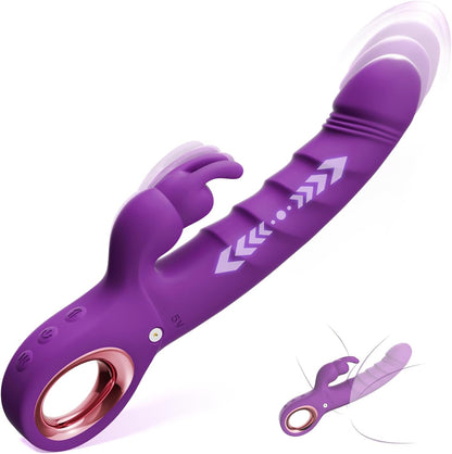 VelourRose Rose Vibrateur lapin vibrant 7 modes étanche