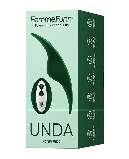 Culotte vibrante pour femme Fun Unda Thin - Vert foncé