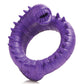 Anillo para Pene de Silicona Slitherine de Creature Cocks - Morado