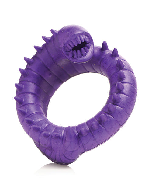 Anillo para Pene de Silicona Slitherine de Creature Cocks - Morado