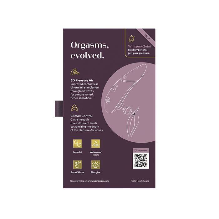 Estimulador de aire de placer 3D Womanizer Next - Morado oscuro