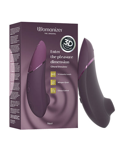 Estimulador de aire de placer 3D Womanizer Next - Morado oscuro