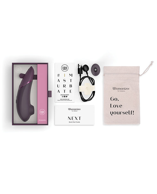 Estimulador de aire de placer 3D Womanizer Next - Morado oscuro