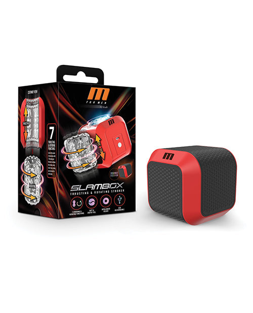 M for Men SlamBox Masturbateur Masculin Automatique Rouge