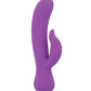 Primer Vibrador de Conejo Recargable Pleaser - Morado