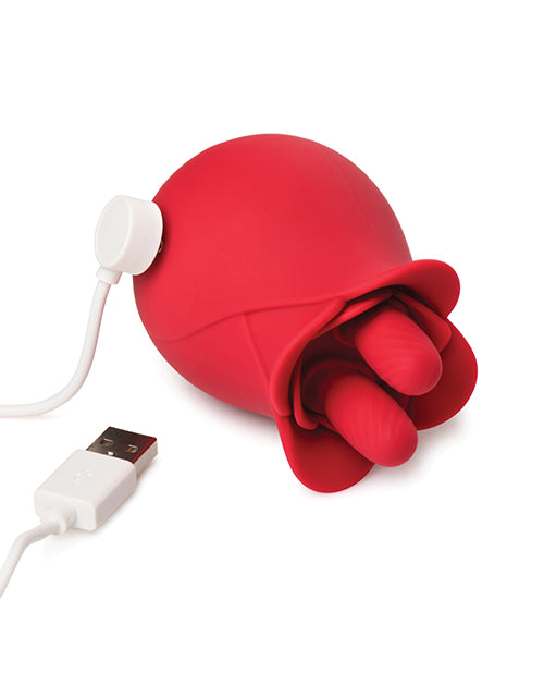 Bloomgasm Le stimulateur clitoridien Rose Fondle - Rouge