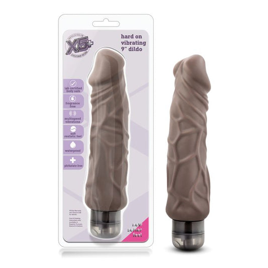 Blush X5 Plus Vibromasseur gode 23 cm – Marron