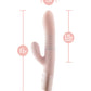 Blush Fraya Rechargeable Rabbit Vibrator Pink