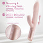 Blush Fraya Rechargeable Rabbit Vibrator Pink