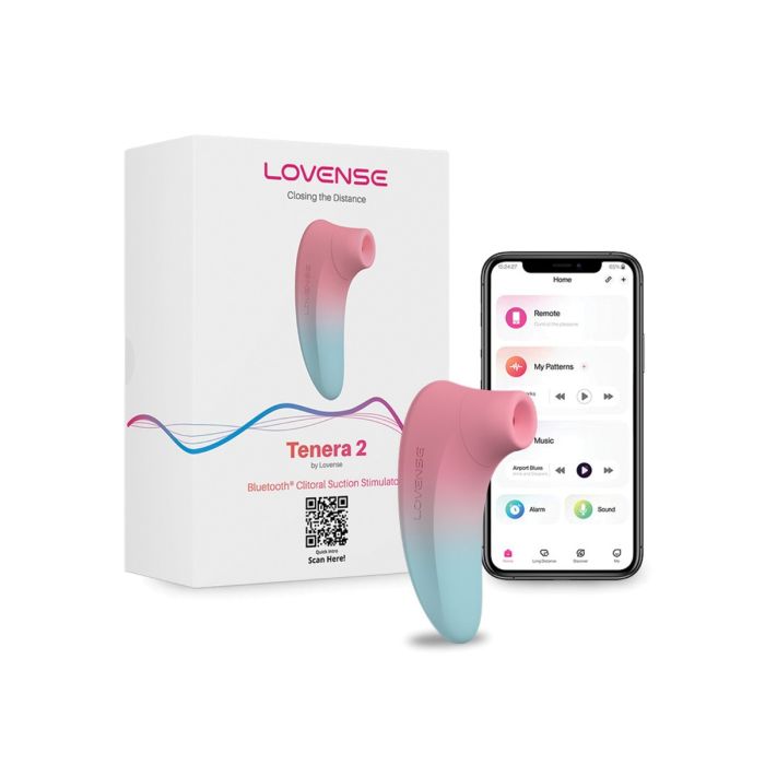 Vibreur à succion Lovense Tenera 2 - Rose/Bleu