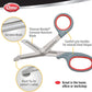 Premium Titanium Bonded Safety Scissors - EMT Shears - Safety Shears - Trauma Shears