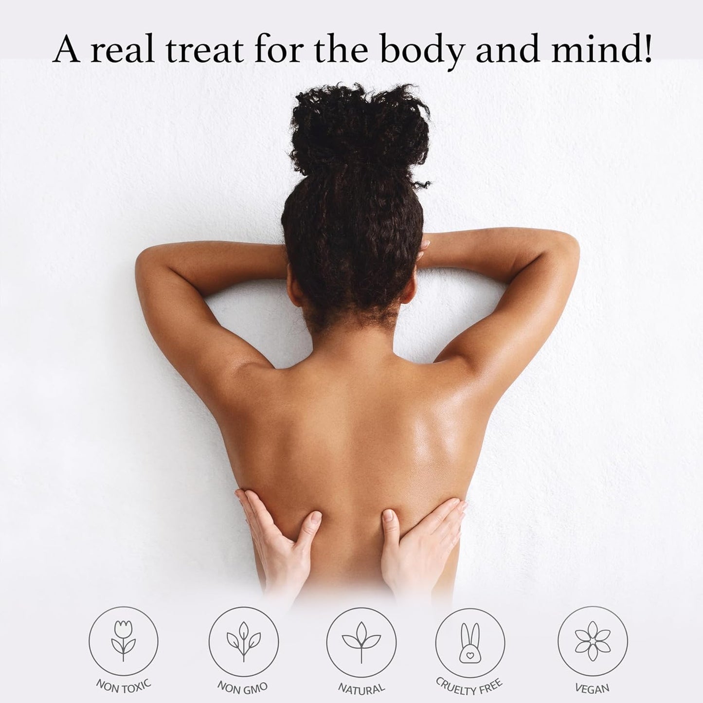 Huile de Massage Bougie Sensuelle pour Massage en Couple