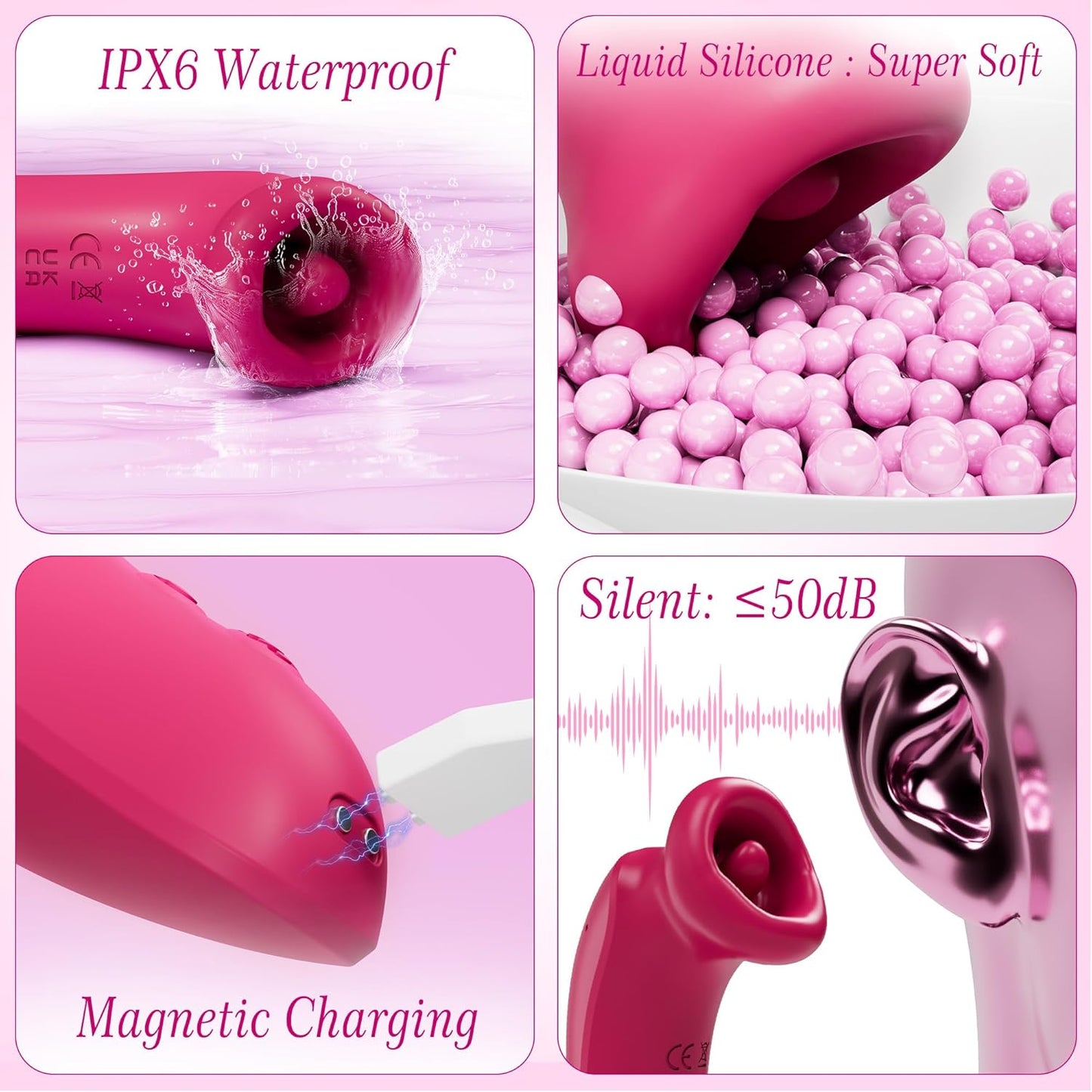 Estimulador vibrador y de lamidas para la lengua SilkPulse