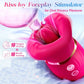 KissWave Rose Vibrador de Lengua con Succión y Aleteo 10 Modos