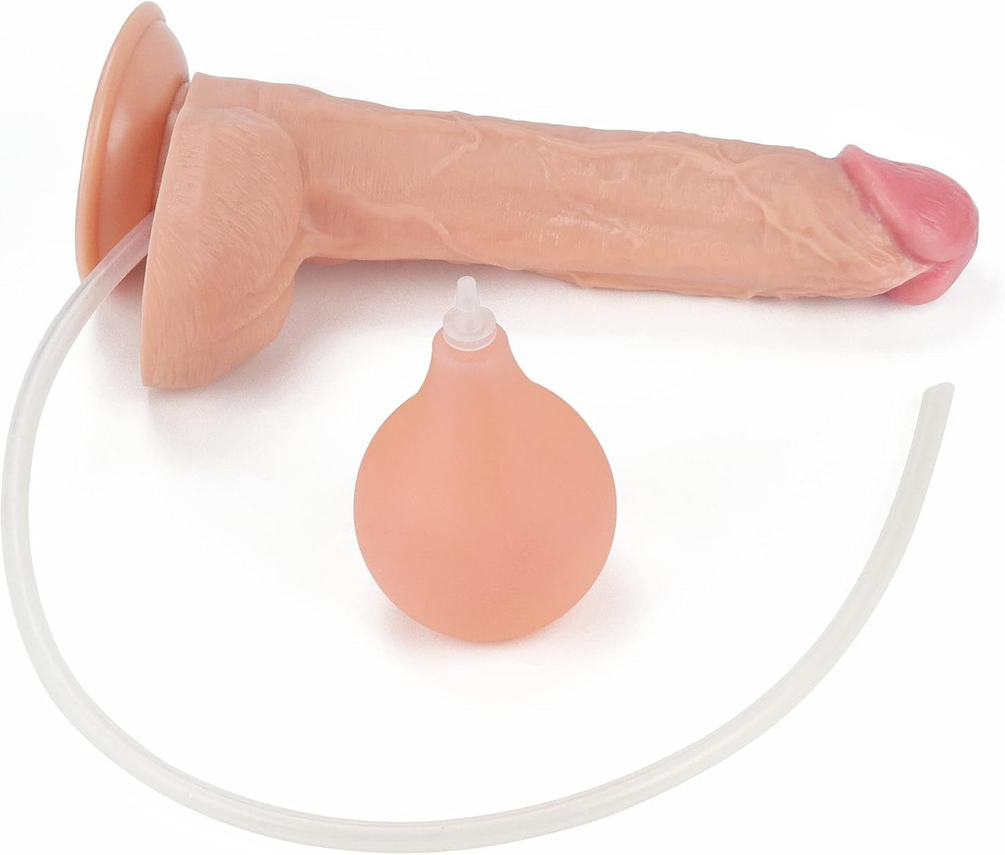 PowerJet 10" Dildo Eyector Bombilla de Enema Ventosa