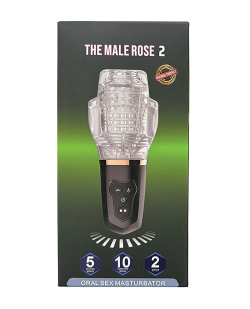 El chupador de pajas vibrador y succionador Male Rose 2