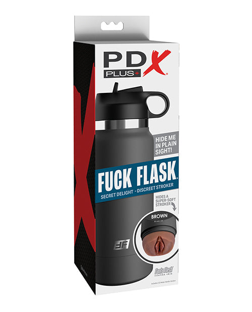 PDX Plus Fuck Flask Secreto Placer Masturbador - Marrón/Gris