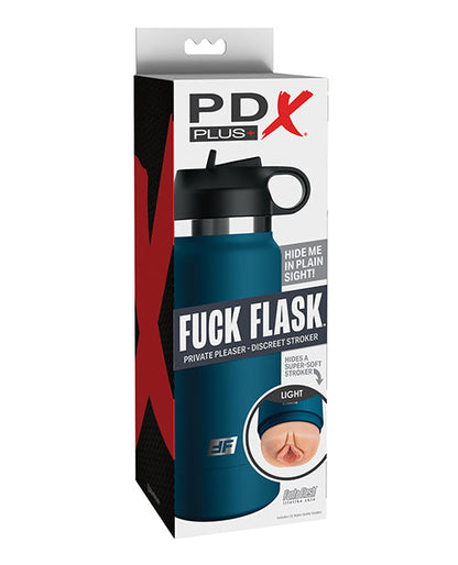 PDX Plus Fuck Flask Stimulateur Érotique Masturbateur - Léger/Bleu