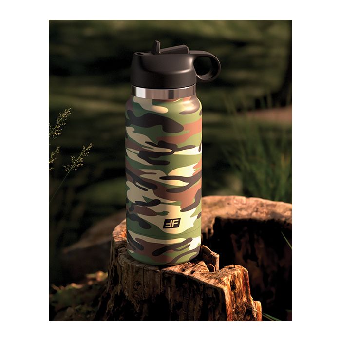 PDX Plus Fap Flask Happy Camper Stroker - Esmerilado/Camuflaje