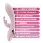 Blush Morgan Rabbit Vibrator - Pink