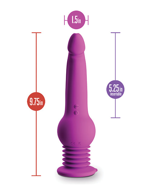 Impressions New York Gyro Quake Dildo - Violet