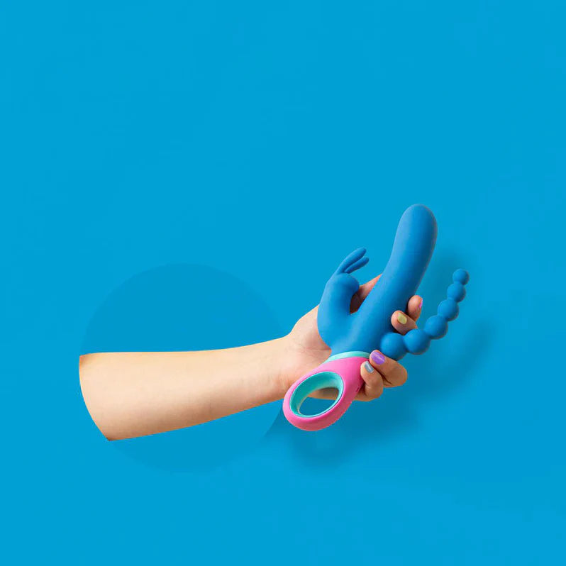 PMV20 Vibrador de doble penetración Vice Azul
