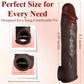 RealSkin Realistic Penis Sleeve 8.3” Silicone Extender Ring