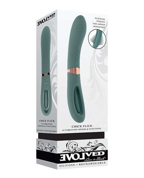Vibromasseur point G Chick Flick - Sarcelle