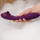 PRIVE Vibrador de silicona de grado médico 3 en 1 Trinite Morado