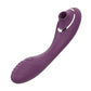 PRIVE Vibrador de silicona de grado médico 3 en 1 Trinite Morado