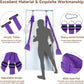VelouraX Door Sex Swing with Seat & Restraints (Purple)