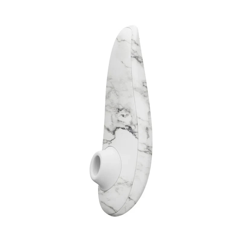 Estimulador Clitorial Womanizer x Marilyn Monroe Special Edition Classic 2 - Mármol blanco