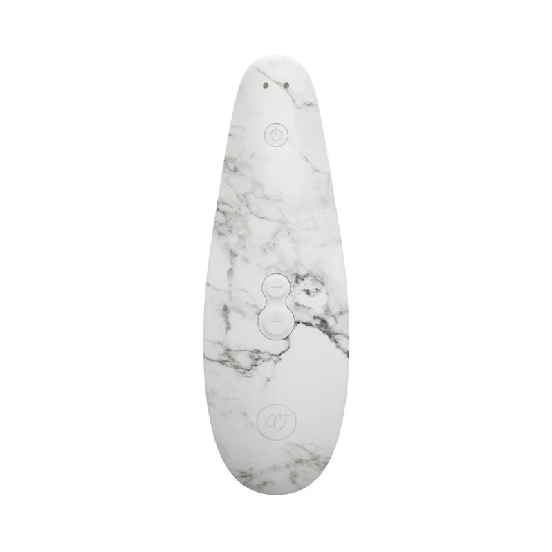Estimulador Clitorial Womanizer x Marilyn Monroe Special Edition Classic 2 - Mármol blanco