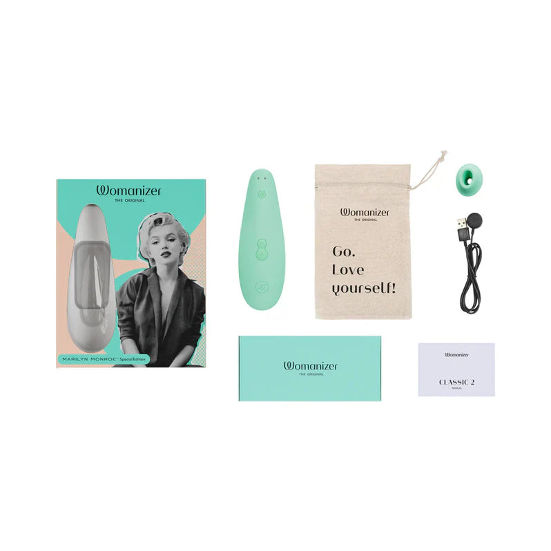 Womanizer x Marilyn Monroe Special Edition Classic 2 Estimulador Clitoral - Menta