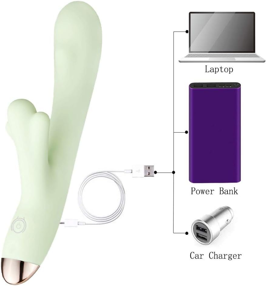 Vibrador PureWave Rabbit 8 modos resistente al agua USB