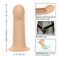 Extensor de pene Performance Maxx con arnés color marfil