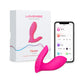Vibrador doble para bragas Lovense Flexer - Rosa