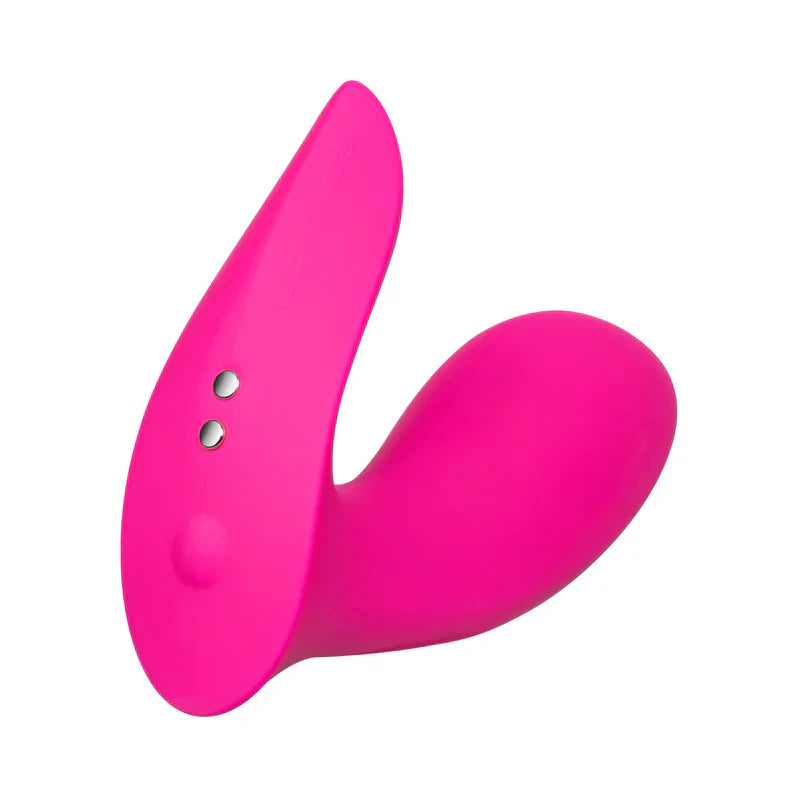 Vibrador doble para bragas Lovense Flexer - Rosa