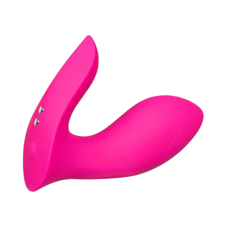 Vibrador doble para bragas Lovense Flexer - Rosa