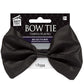 Black Satin Bow Tie