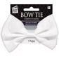 White Satin Bow Tie