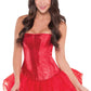 Red Satin Costume Corset