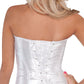 White Satin Costume Corset