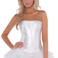 White Satin Costume Corset