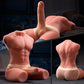 DuoPulse Male Sex Doll Torso Thrusting Vibrating Dildo