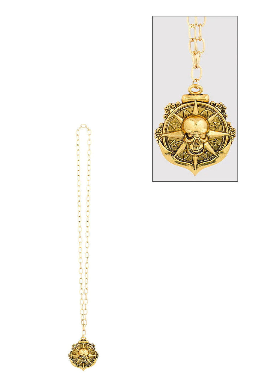 Pirate Medallion Necklace