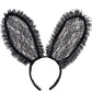 Black Lace Bunny Ears
